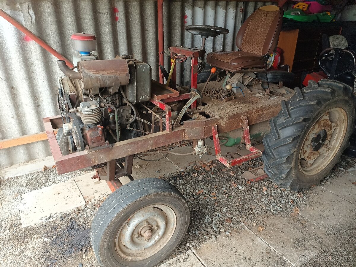 Malotraktor domácí výroby - 3