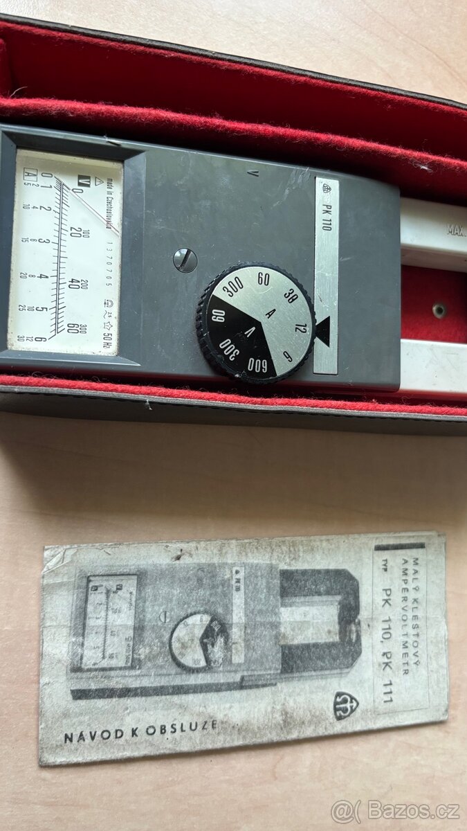 Kleštový ampérmetr PK110 - 3