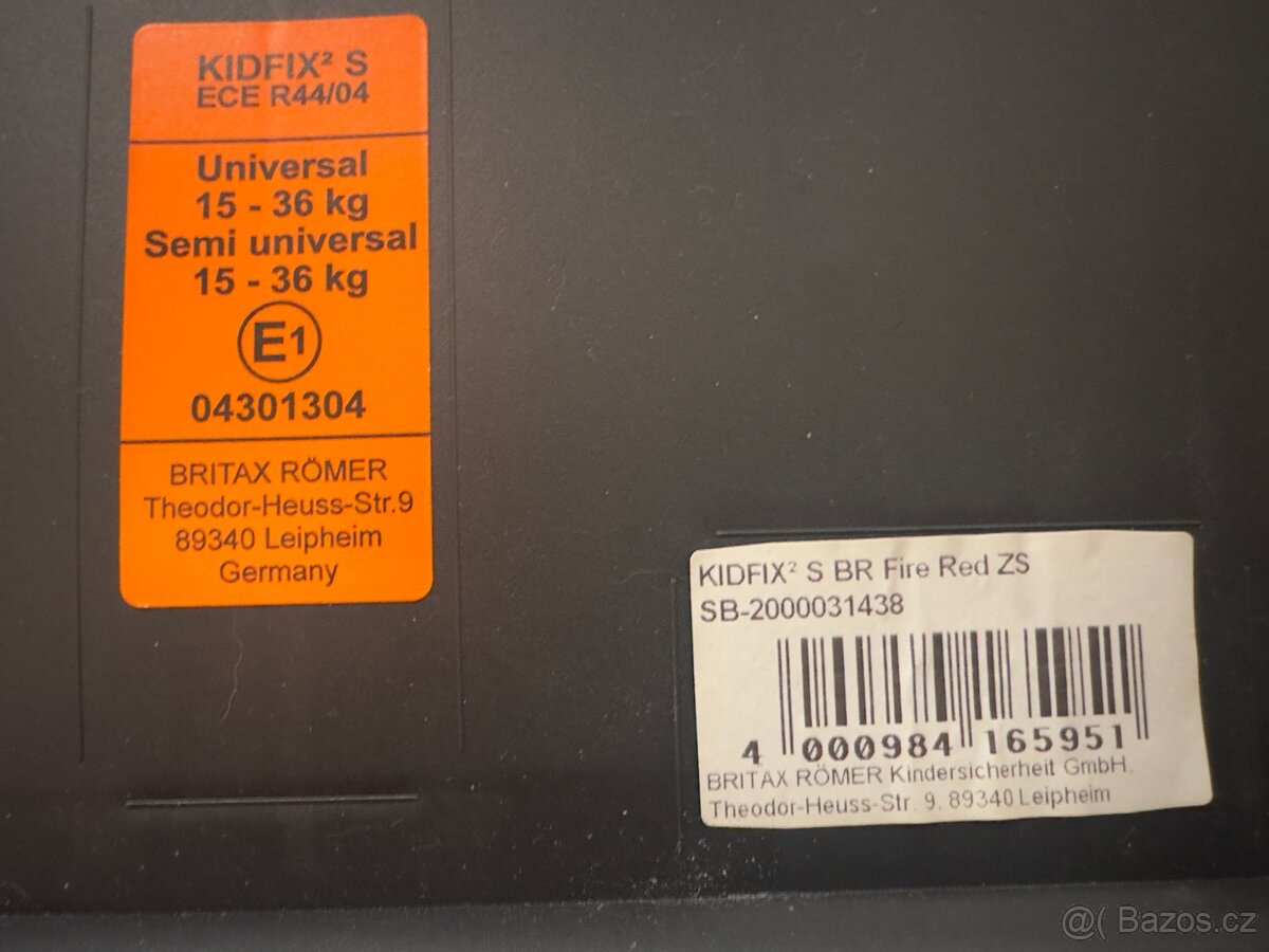 Römer Britax Fire Red - 3