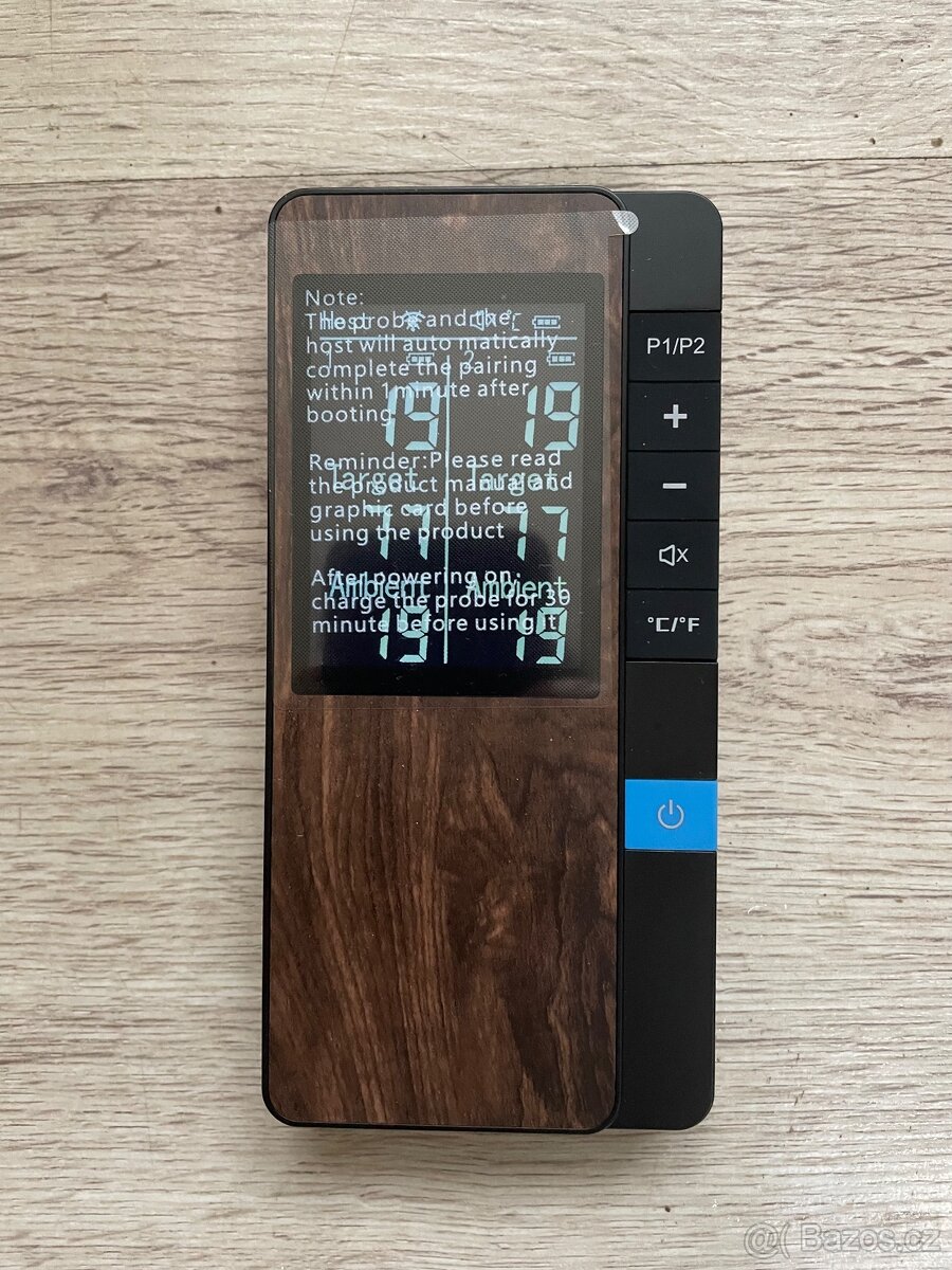 Teploměr bezdrátový do udírny, grilu, atd... - 3