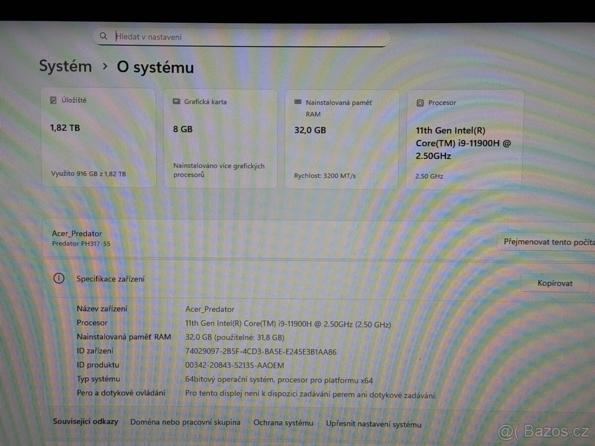 Acer Predator Helios 300 Abyssal Black kovový - 3