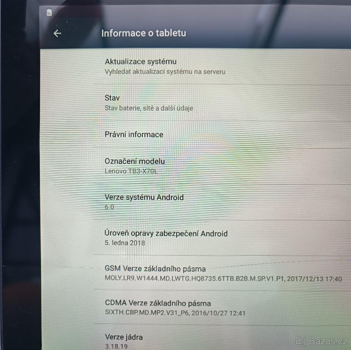 Lenovo (TB3-x70L) Tab3 / 10" / 2GB RAM /SIM - LTE / PRASKLY - 3