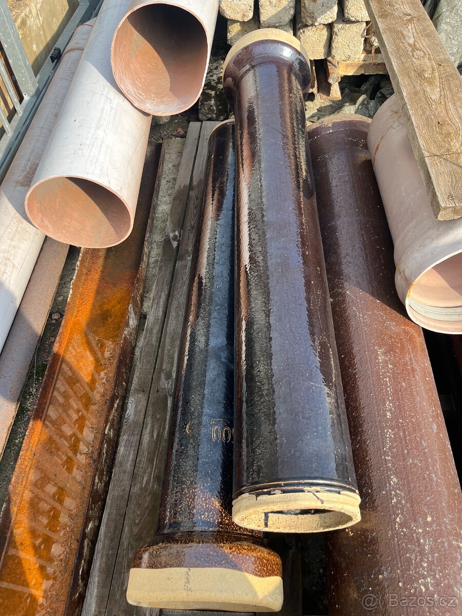 Kameninové roury, trubky průměr 200 - 3
