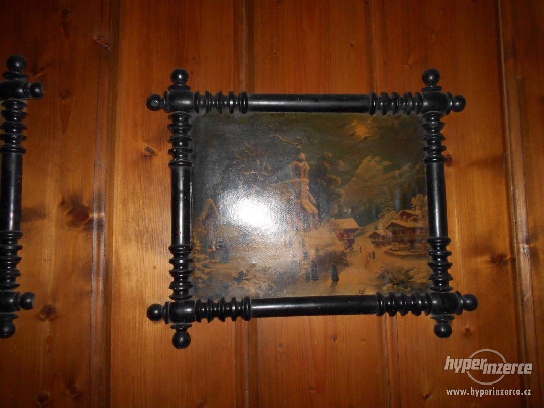 2 + 2 PÁROVÉ OBRÁZKY, kol r. 1900 - 3