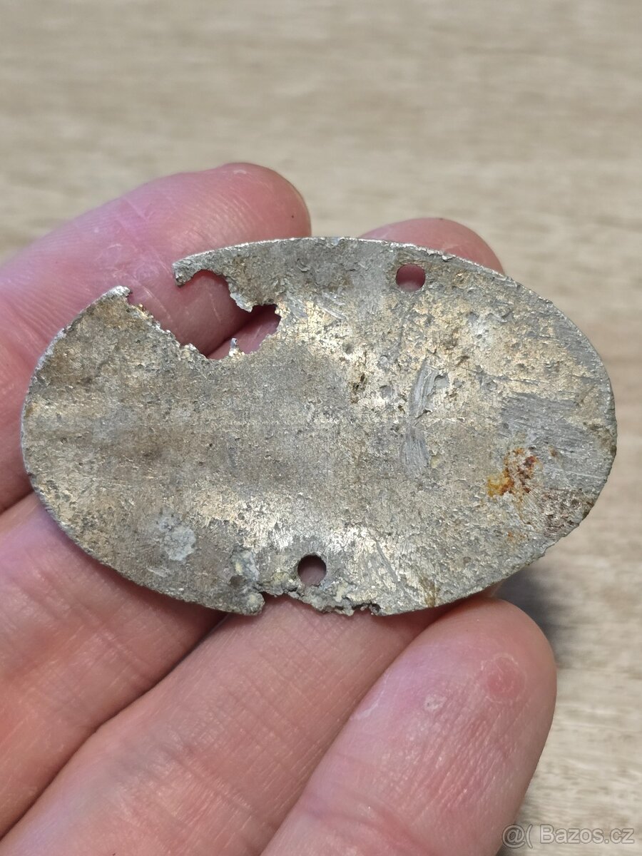 Německá ID známka - kriegsmarine 1943 - 3