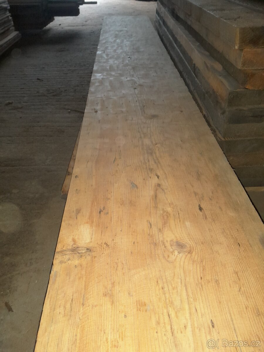 Prodám extra široké podlahové fošny. - 3