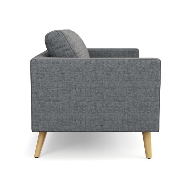 Nová 2 místna sedačka Blair v šedé barvě - 3