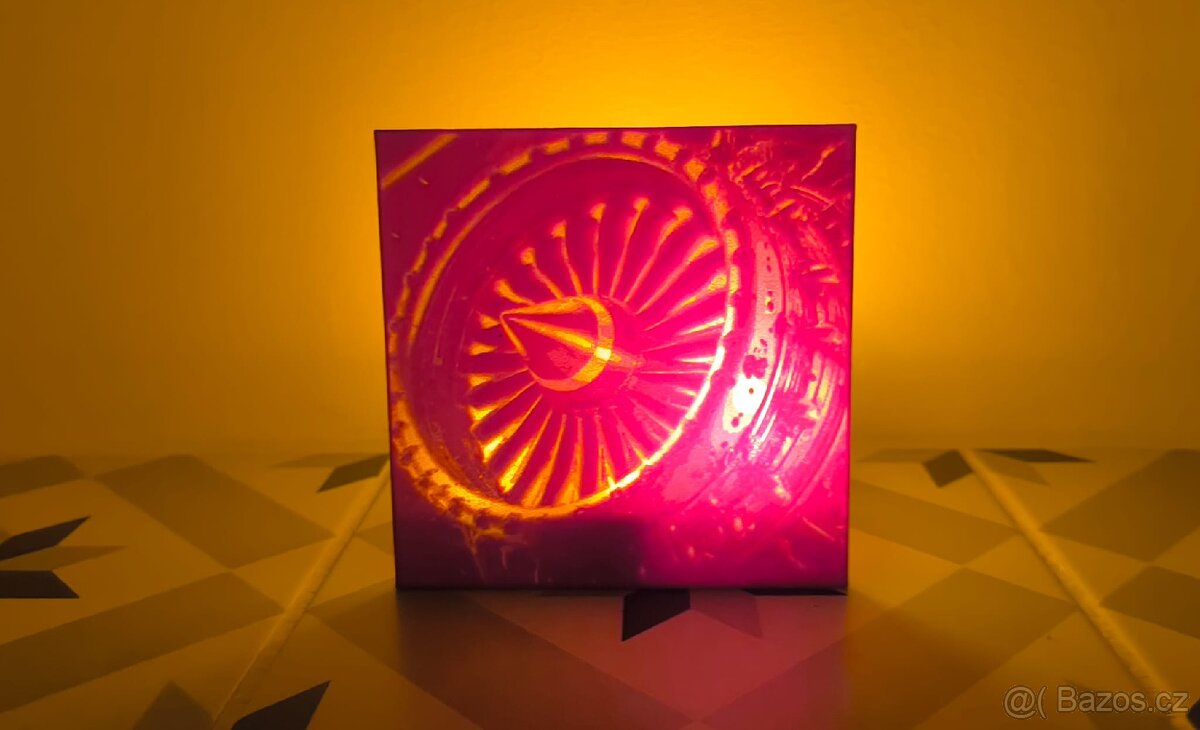 Obrázek s led svíčkou - 3