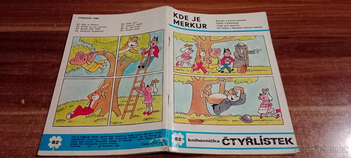 Čtyřlístek č. 82 - 89. Ročník 1980 - 3