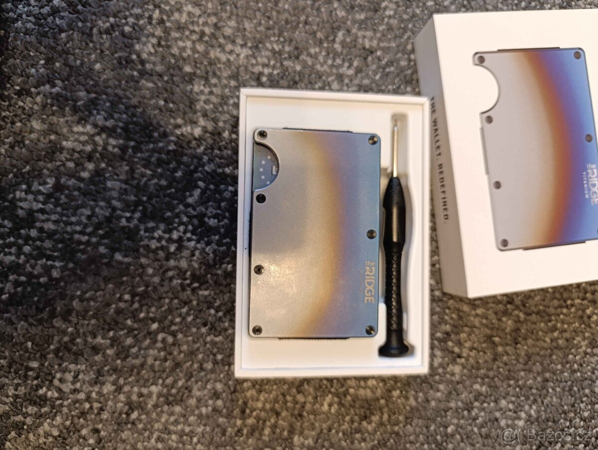Ridge Wallet Burnt titanium - 3