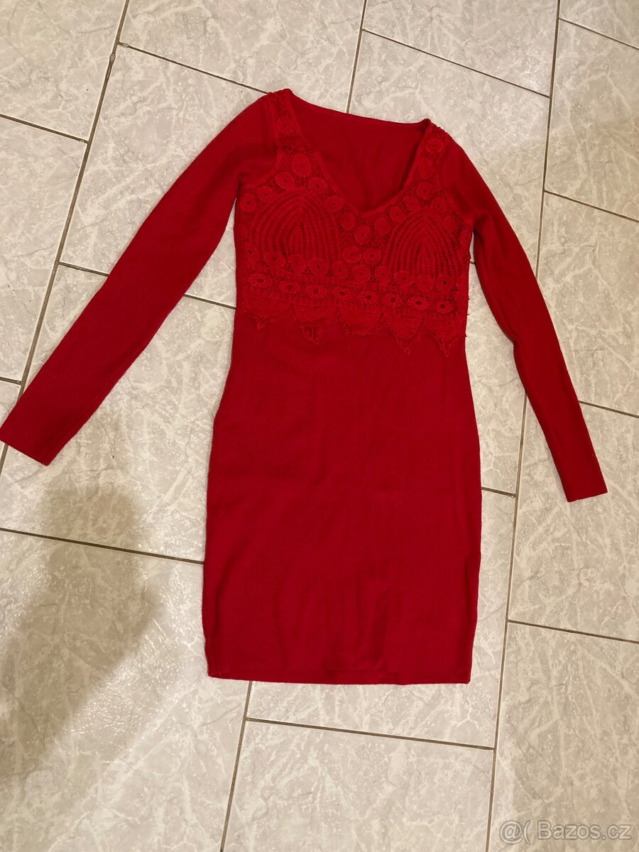 Pletené šaty vel.L - 3