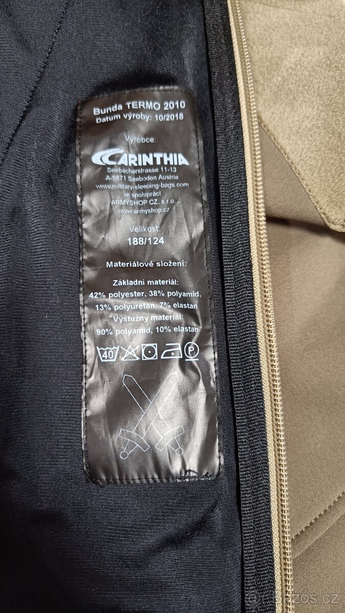 Bunda TERMO 2010 výrobce CARINTHIA - 3