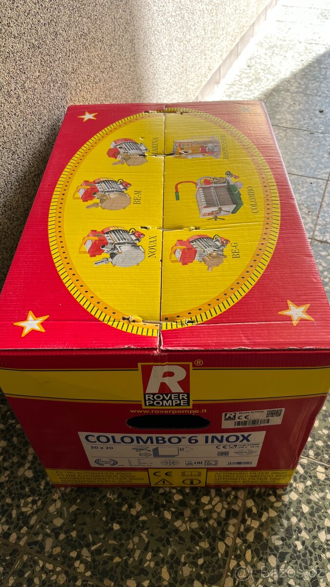 Filtr 20x20/6 s čerpadlem INOX COLOMBO Rover (610000 - 3