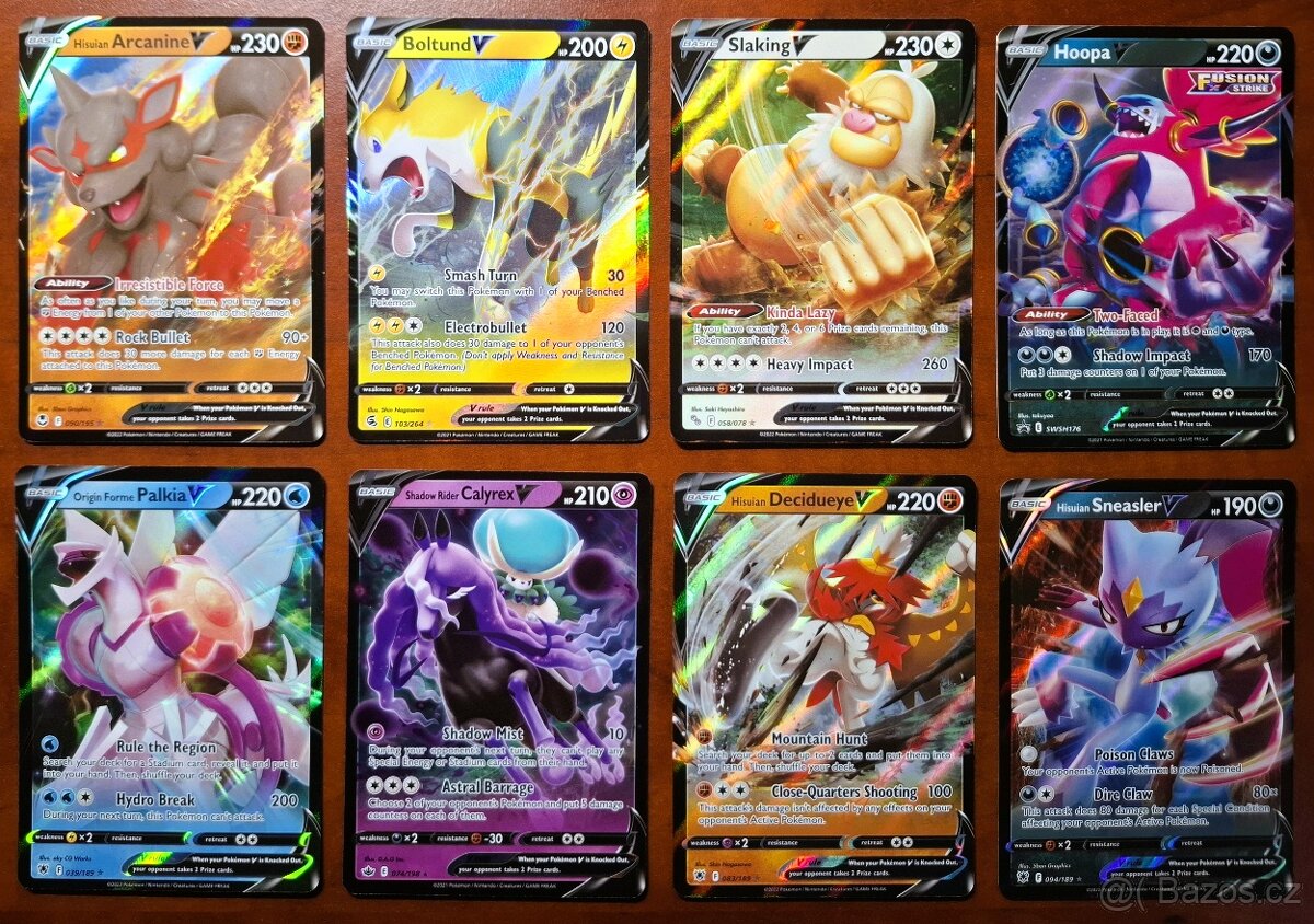 Originální karty Pokémon "V" - perfektní stav - 3