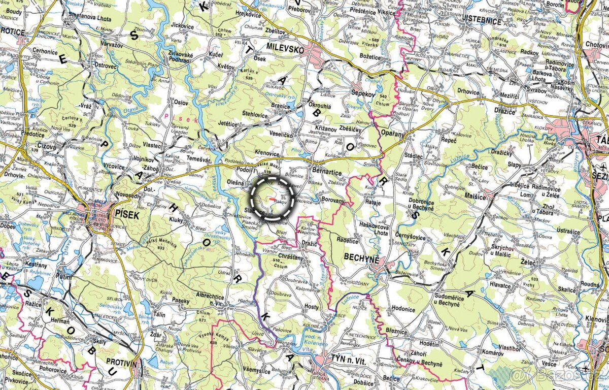 Zemědělská půda, prodej, Rakov, Bernartice, Písek - 3