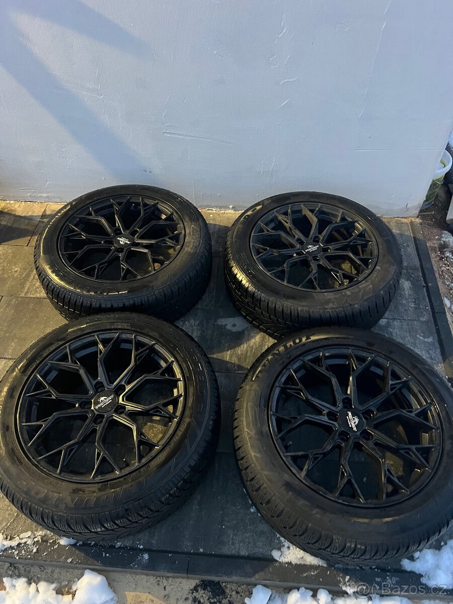 Alu kola 5x112 r18 zimní Dunlop 235/55/18 - 3