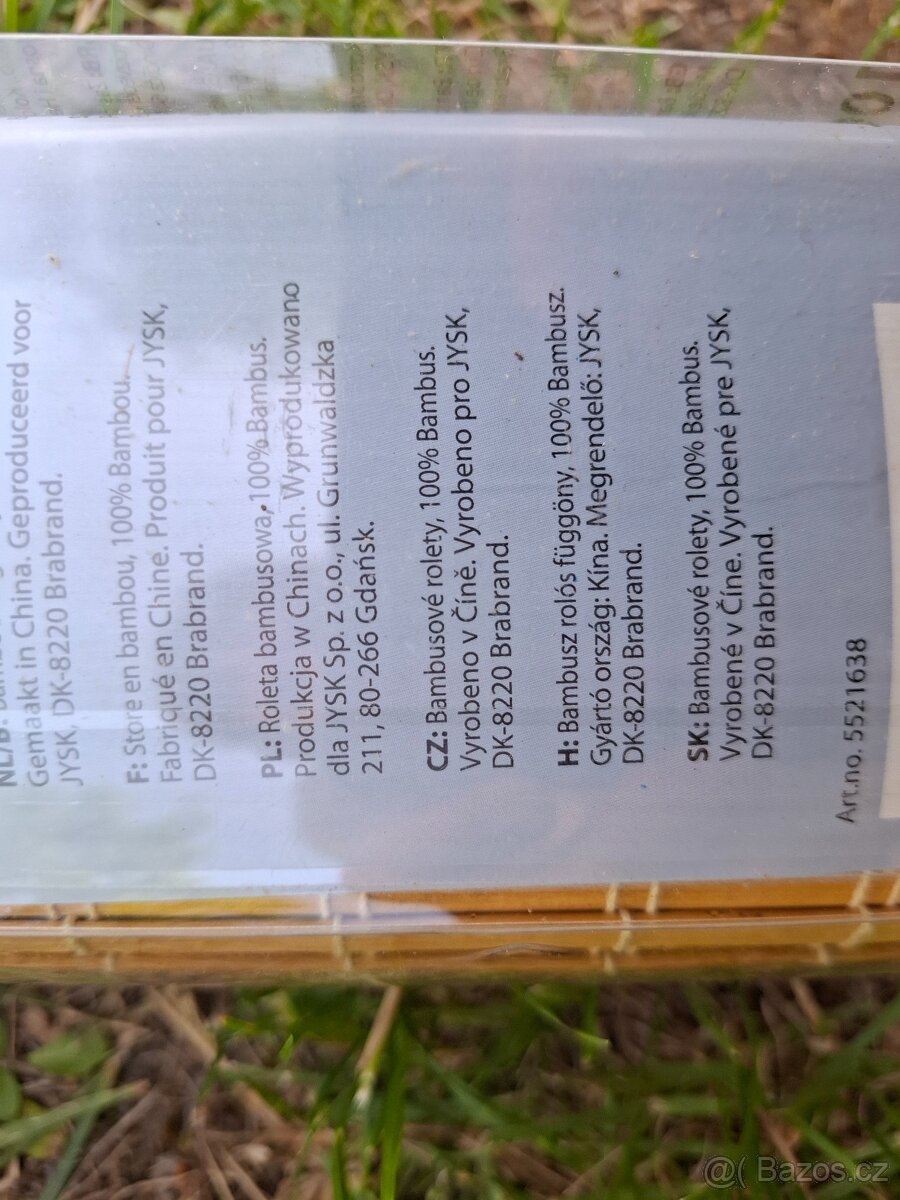 Bambusové rolety Jysk - 3