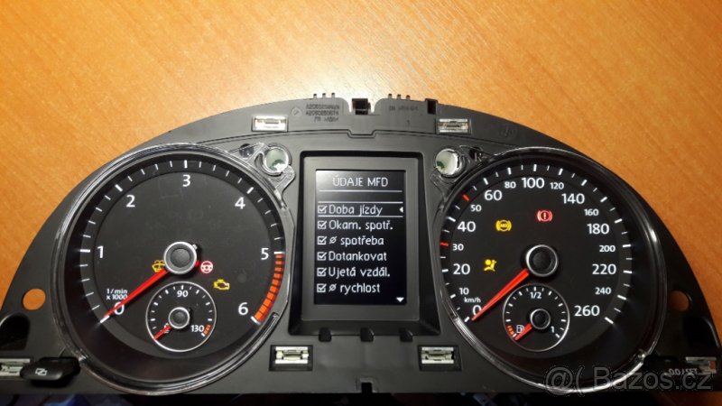 Budíky passat B6 / B7 / CC / Alltrack - plně grafické - 3