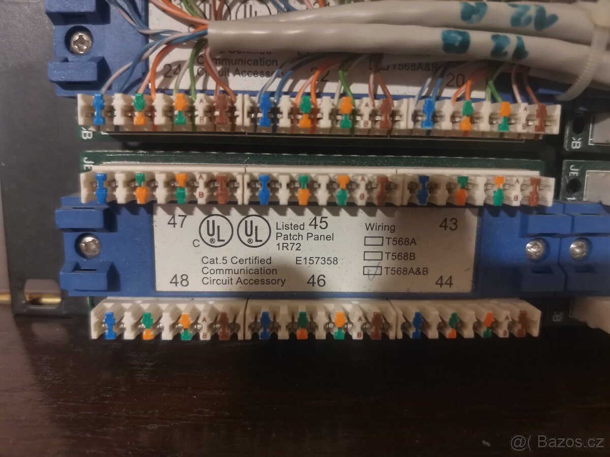 Patch panel 48 portů cat. 5 - 3