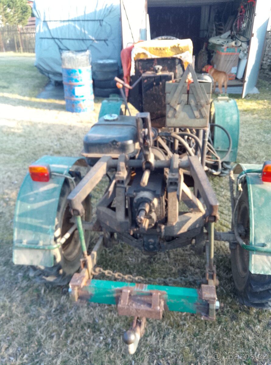 Kloubový malotraktor domácí výroby - 3