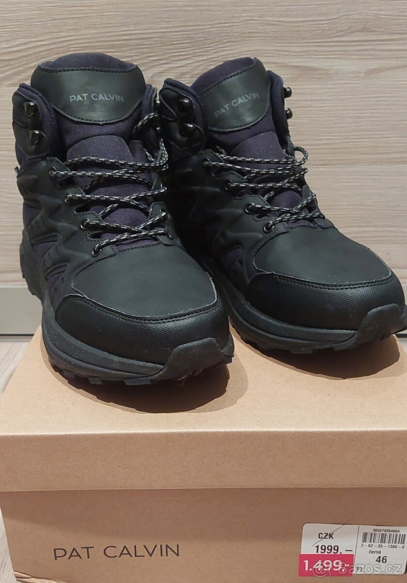 Pat Calvin pánské trekové a outdoorové boty - čer - 3