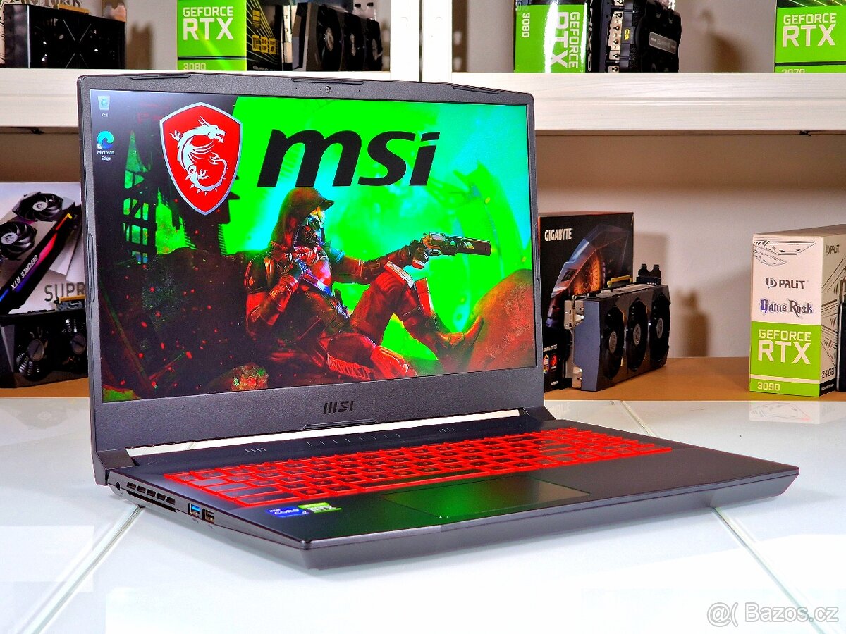 Herní notebook MSI KATANA | RTX 3070 8GB | I7-11800 | ZÁRUKA - 3