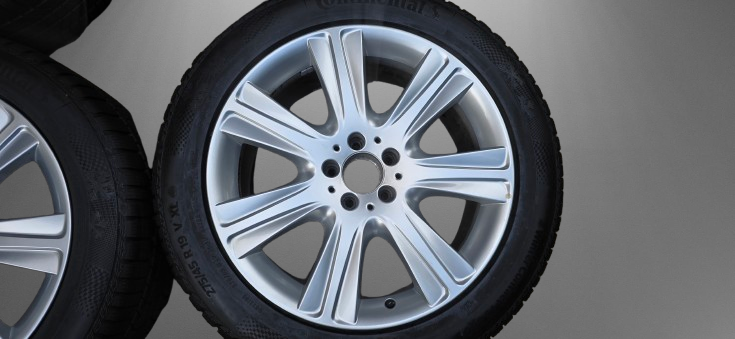 Zimní sada disků Mercedes (S) 19", 245/45 + 275/45/19 - 3