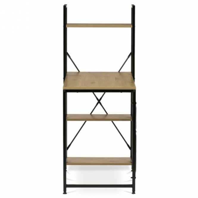 Psací stůl s regálem v dekoru dubu nebo starého dřeva - 3