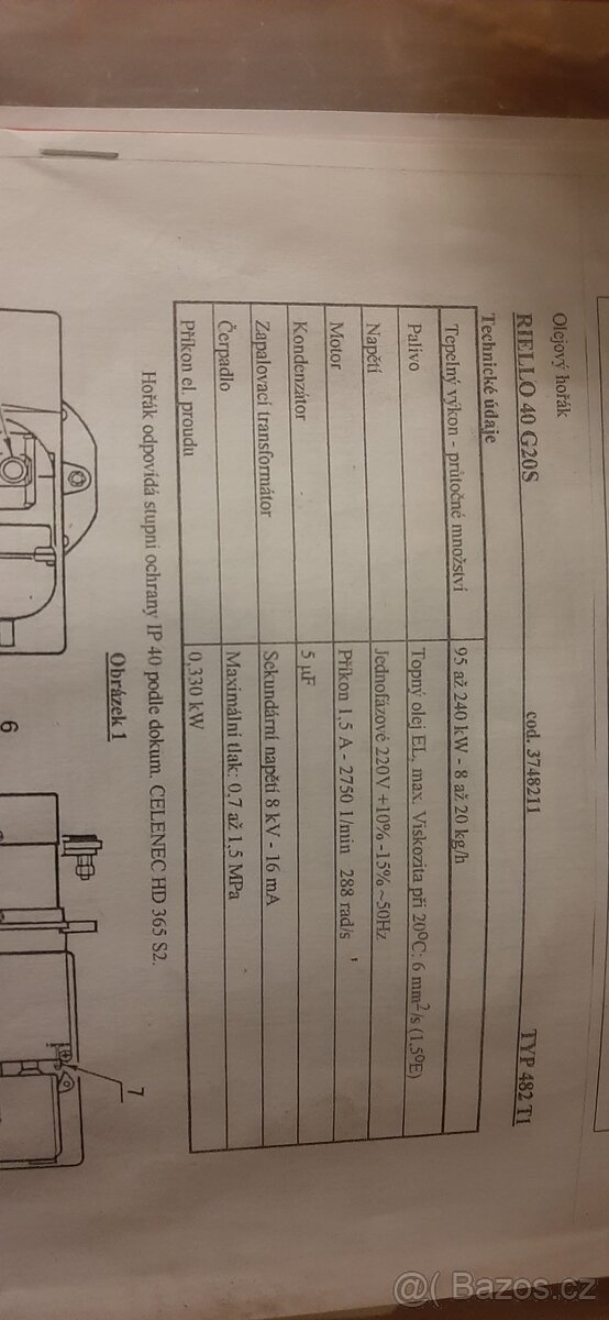 Hořák lto/nafta dvoustupňový - 3