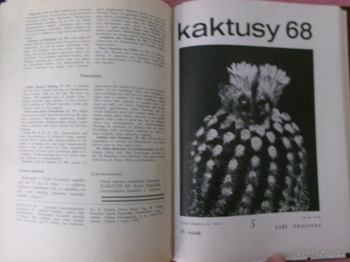Kaktusy 1965 - 1985 - vázané časopisy. - 3