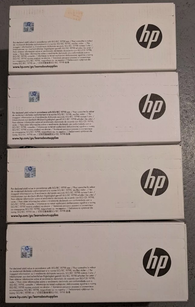 Sada originálních tonerů HP CE250Y 251Y 252Y 253Y - 3