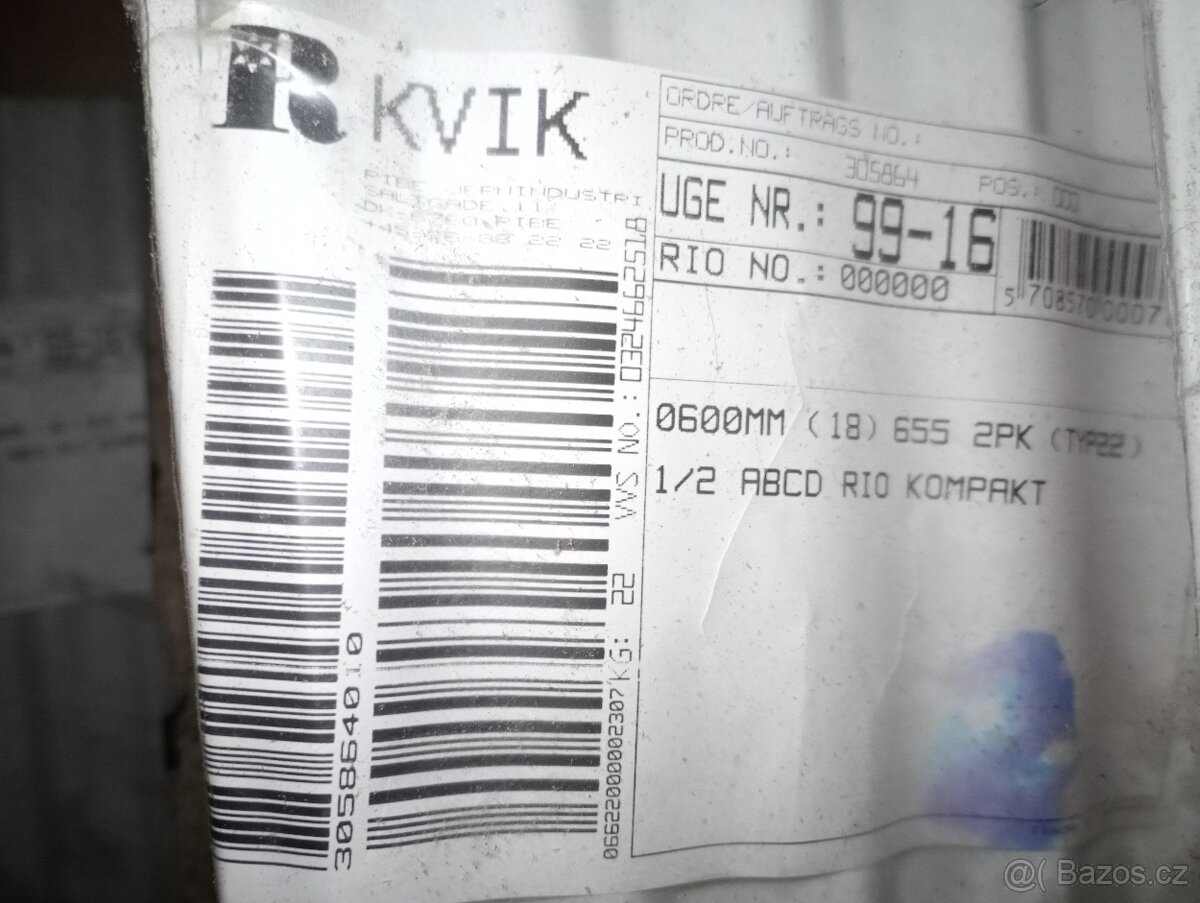 Nové deskové radiátory - 17kusů - 3