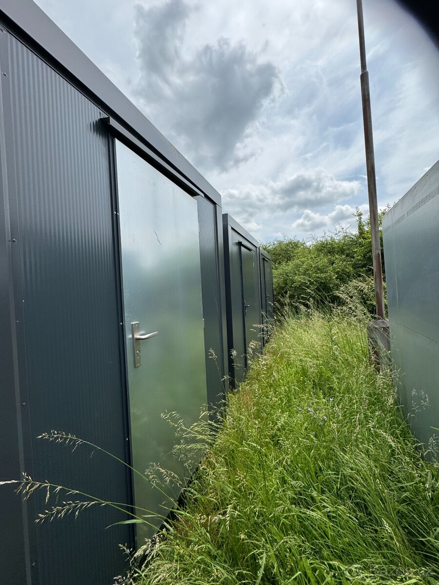 Stavební buňka / Zahradní domek 2x3m RAL7016 - Antracit - 3