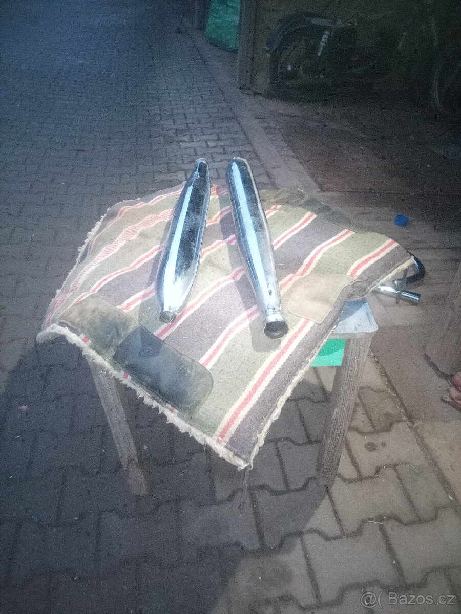Prodám výfuky a kolena na Jawa 250/353 - 3