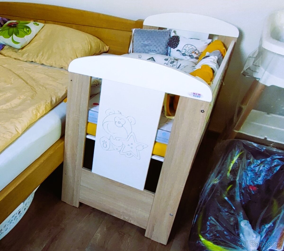 DĚTSKÁ POSTÝLKA NEW BABY + MATRACE - 3