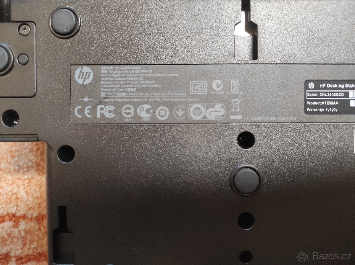 HP dokovací stanice + 120W adaptér - platí do smazání - 3
