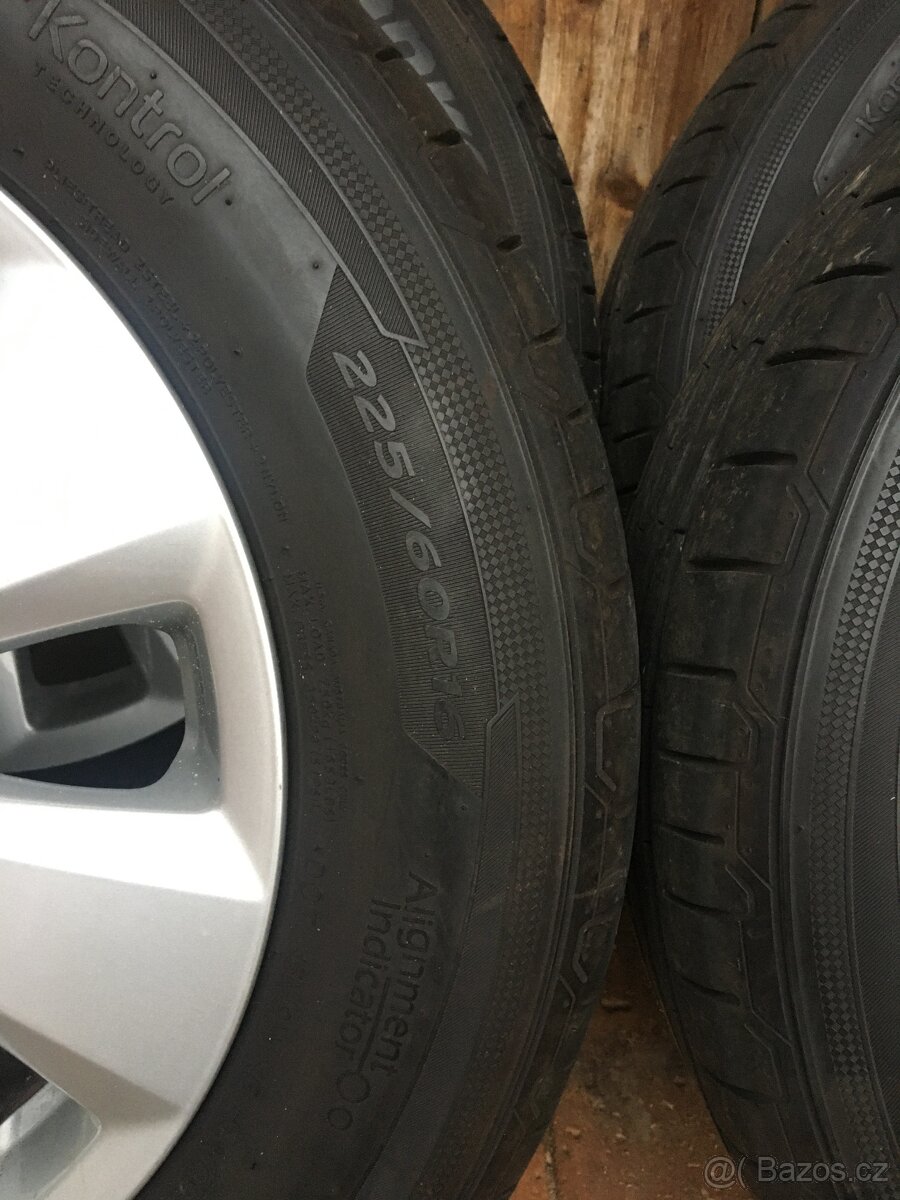 Alu sada Audi 5x112 R16 letní pneu - 3