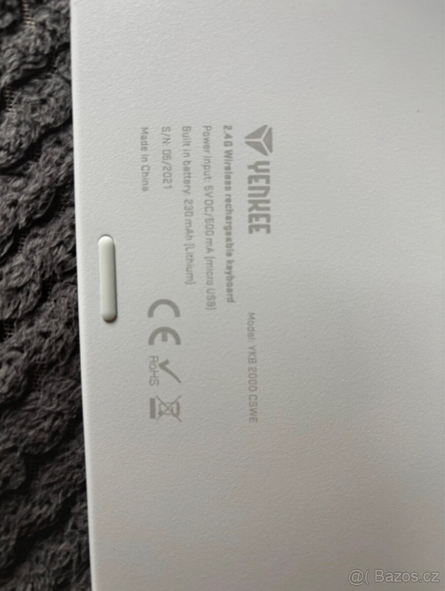 Bezdrátová klávesnice k počítači YENKEE - 3