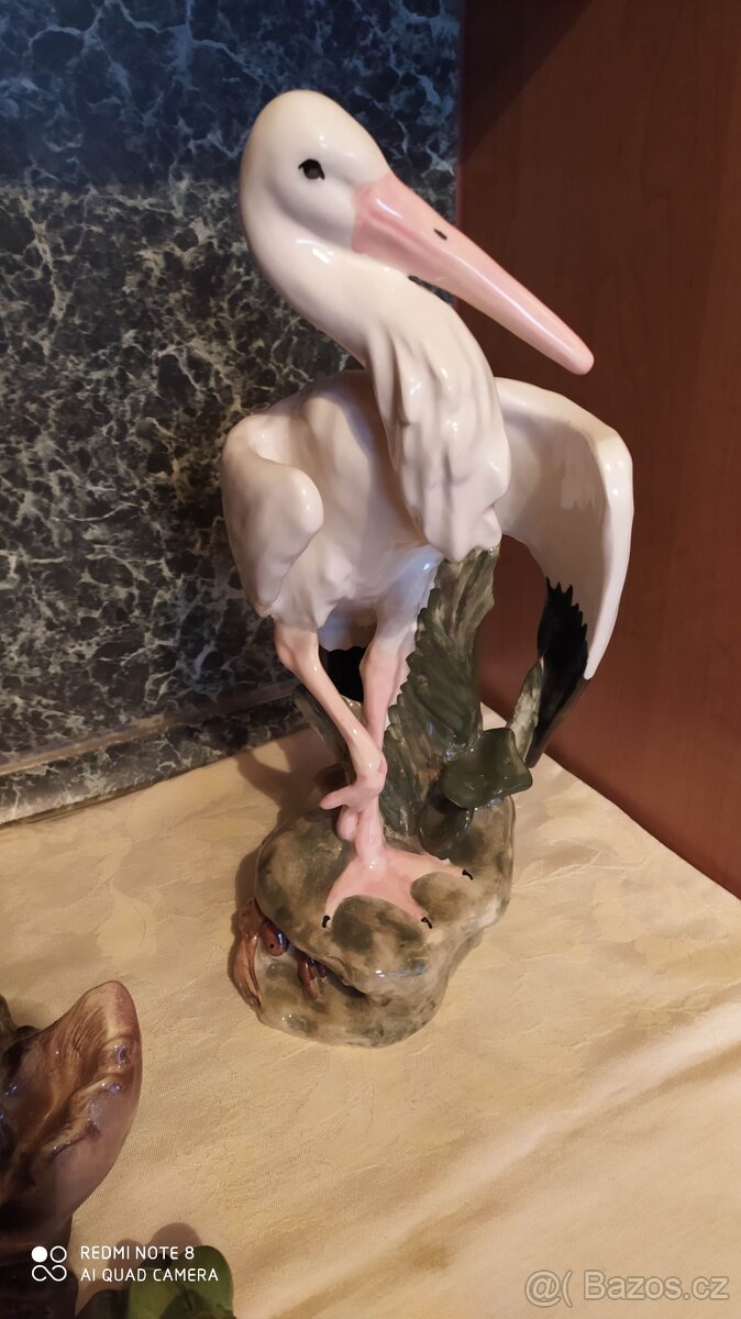 Soška divočák , čáp - 3