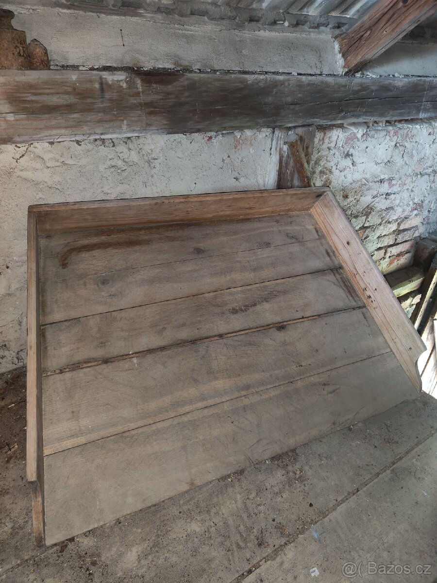 Dobový řeznický vál masivní - 3