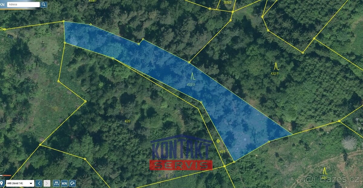 Prodej lesa 2 562 m², Bušanovice, ev.č. VŠ-7821 - 3