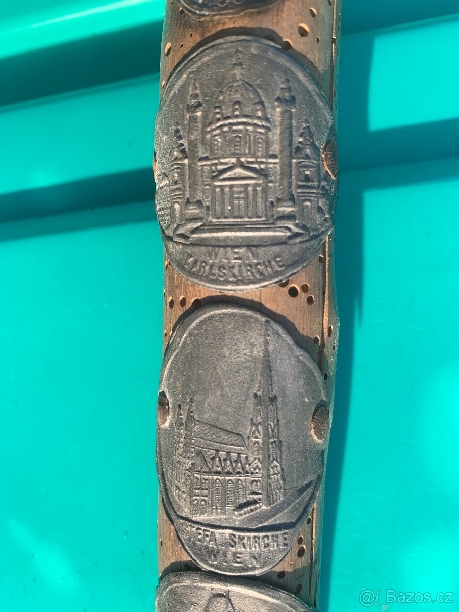 Prodám turistické známky z Německa 6 kusů na hůl - 3