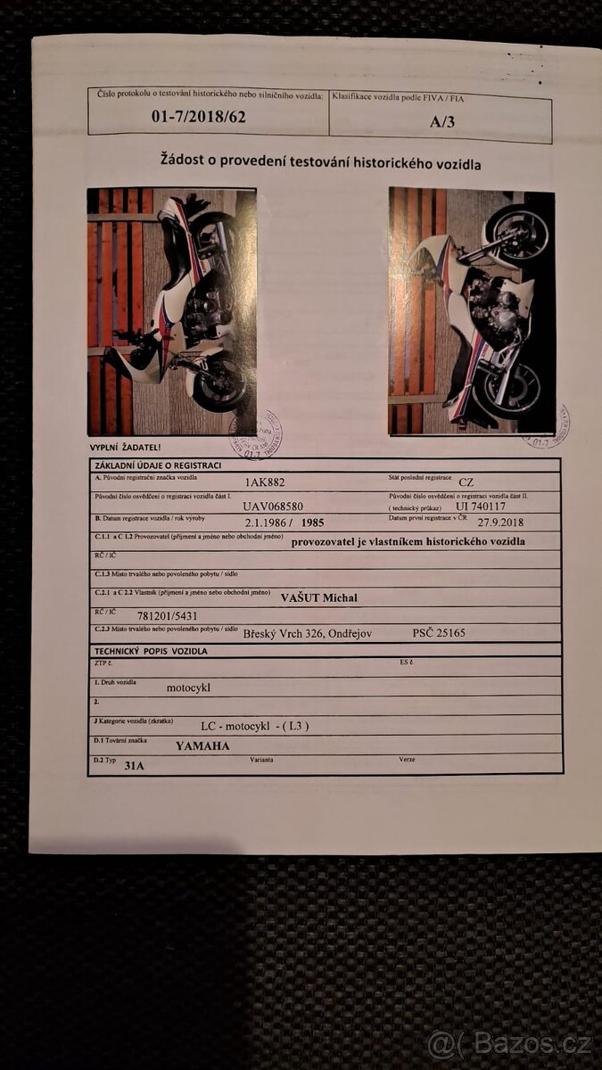 YAMAHA XJ900 s Historickou testací - 3