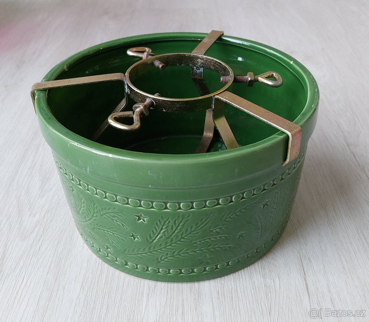 Stojan na vánoční stromek keramický - 3