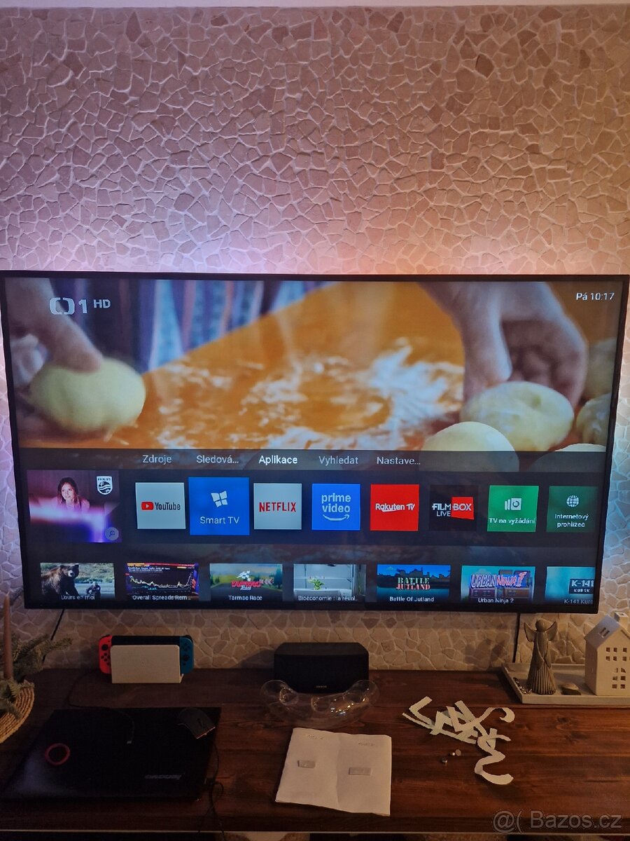 Smart televize Philips 65" - 3