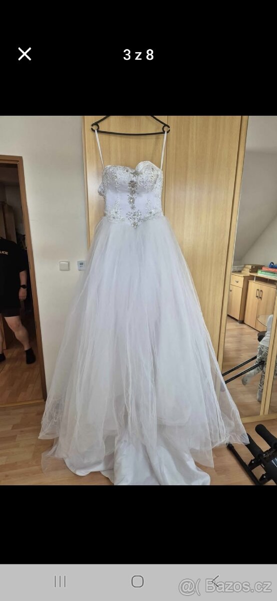 Svatební šaty 38-40 - 3