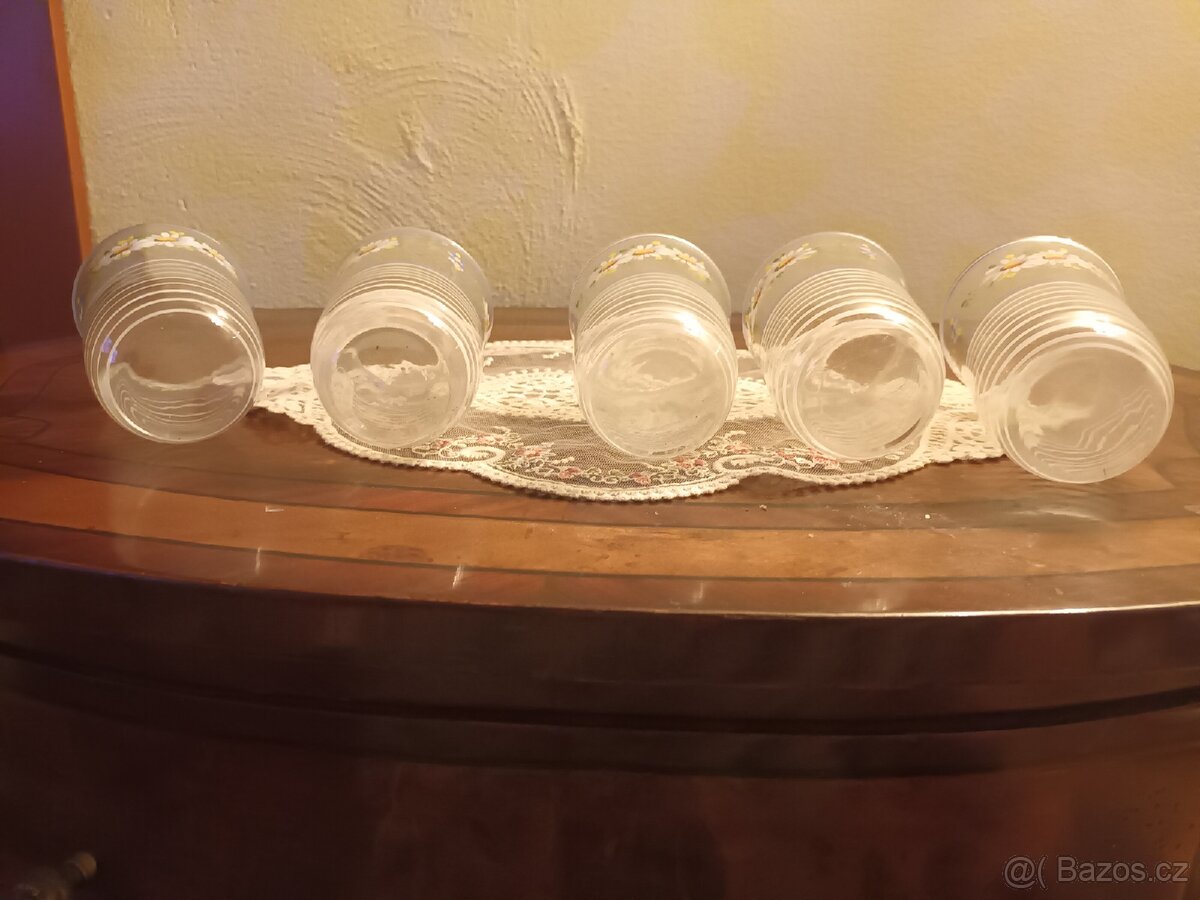 Ručně malované retro sklenice - 3