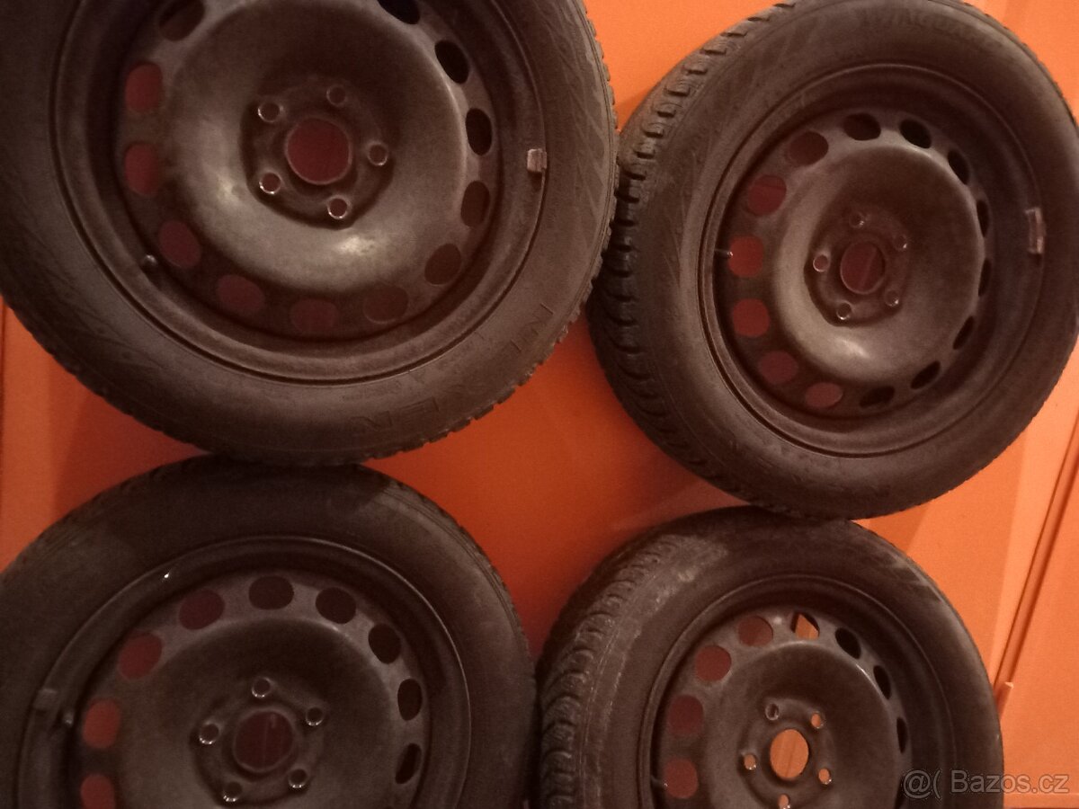 Prodám plechové disky s pneumatikama - 3