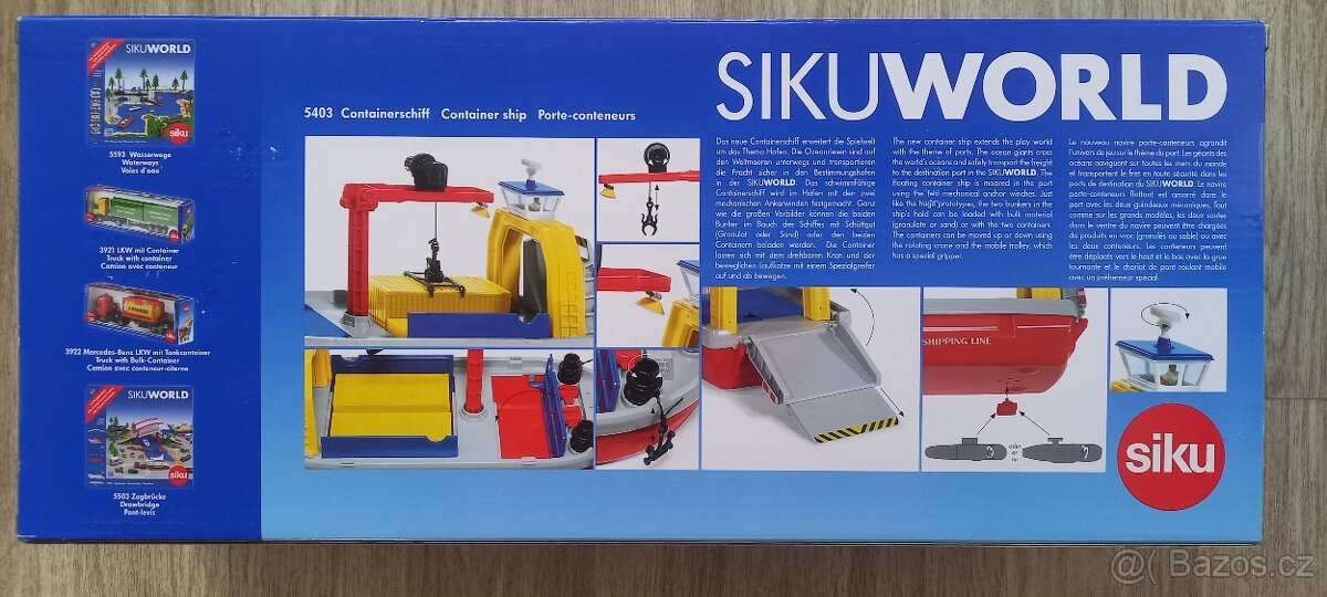 Siku 5403 Loď přepravující kontejnery (vánoční dárek) - 3
