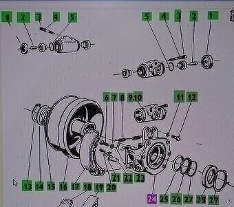 drzak čeľusti na Zetor - 3
